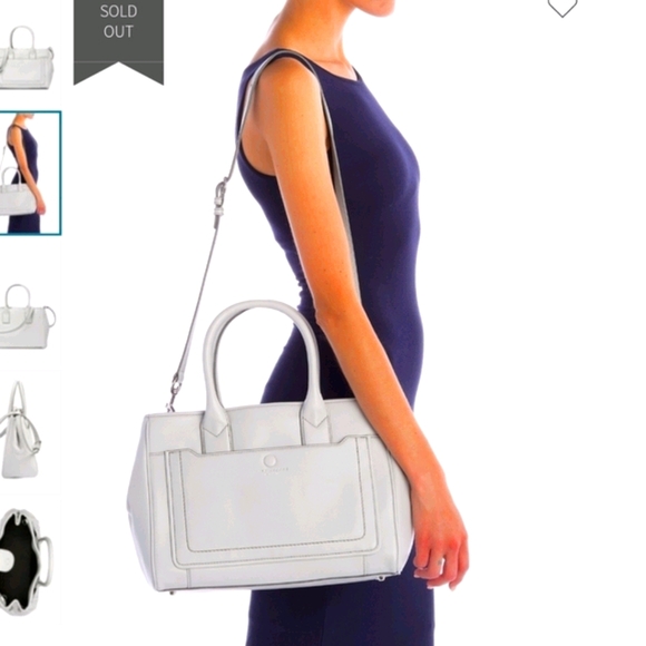 Marc Jacobs Empire City Leather Tote Used Light Blue - Picture 2 of 8